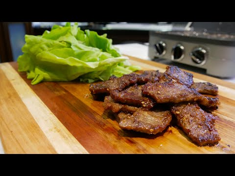 Cuisinart Griddle dinner guide, Korean style short ribs (Kalbi) 韓式牛小排，中秋烤肉上選，用平底鍋中小火煎也可以