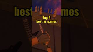 Top 5 best vr games. #pavlov #bonelab #gaming