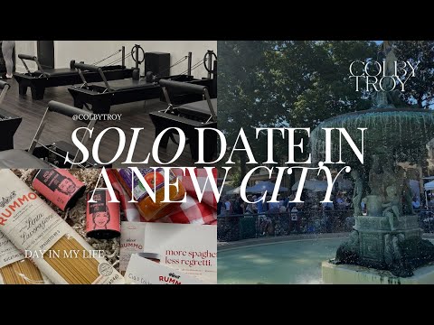 SOLO DATE IN A NEW CITY: pilates, st. james art festival, pr unboxing & hair tutorial