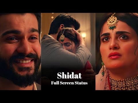 Shiddhat × Dil Diyaan Gallan Full Screen Status | Love Status| Shiddhat Full Screen Status|