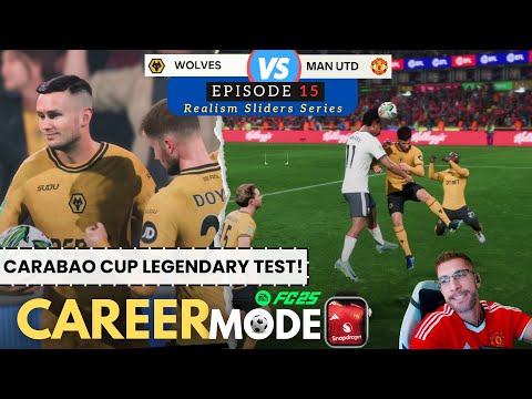 [TTB]#EAFC25 #MANUTD CAREER EP15 - LEGENDARY TEST WITH ANTH JAMES GAMEPLAY! - ROUND OF 16!