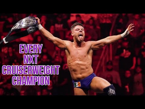 Every NXT Cruiserweight Title Change (Reupload)