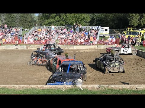 9/3/2023 Firelands Labor Day Festival Demolition Derby - Heat 2 - Compact/Midsize Car