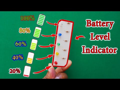 How To Make Battery Level Indicator | Simple 12v Battery Level Indicator | Battery Level Indicator