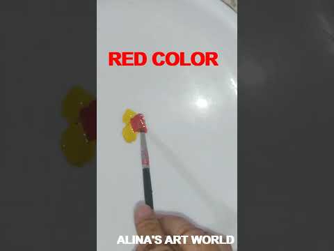 How to make a Brown Color at home | Color mixing #shorts #ytshorts #colormixing