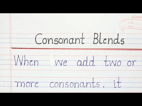 Consonant Blends || Words with Consonant Blends