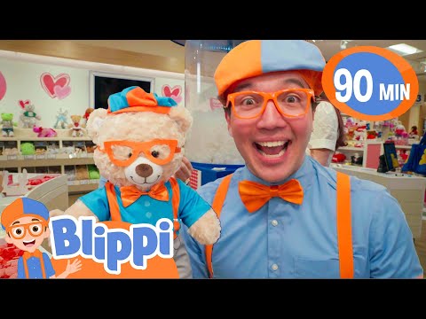 Blippi's Build-A-Bear Bonanza! 🧸 | Educational Kids Videos | Fun Compilations