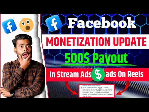 जल्दी करो 😱 500$ Update | Facebook Monetization Update 2024 | Facebook New Update