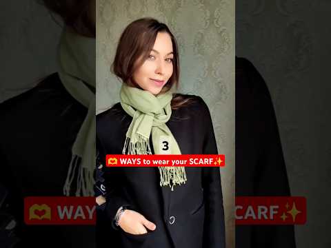 How to Style Your Scarf: 3 Easy Looks for This Season #FashionTips #EasyScarfStyles #ScarfOutfit