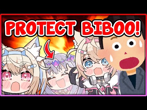 [ENG SUB/Hololive] One of Hololive's manager has asked FuwaMoco to protect Biboo from danger IRL