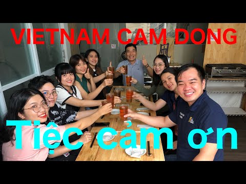 VIETNAM CAM DONG    tiệc cảm ơn 感謝パーティー