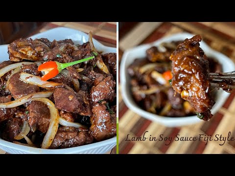 Soy Sauce Lamb Fiji Style | Fijian Lamb Stir fry | Bhunjal Lamb