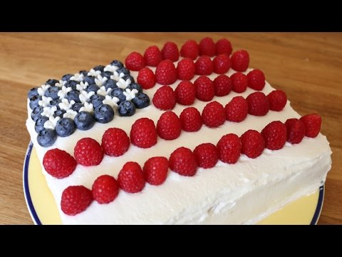 Fourth of July American Flag Cake | sweetco0kiepie