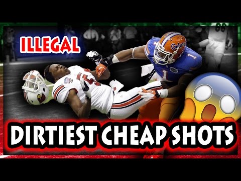 Dirtiest Cheap Shots in Football History (NFL, NCAA, CFL)