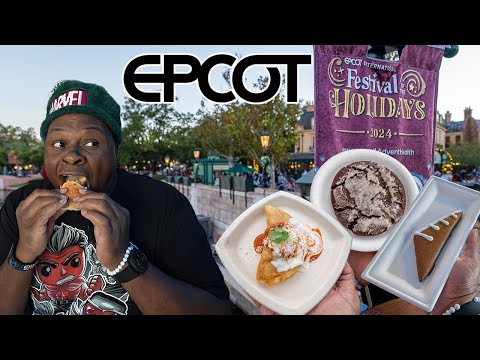 EPCOT Festival of the Holidays foodie guide 2024 🎅🏻 Disney World food review