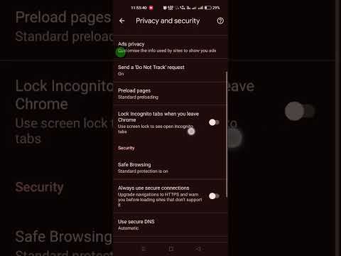 Lock Incognito tabs when you leave chrome //  Use screen lock to see open incognito tabs #shorts