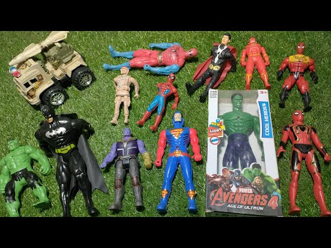 AVENGERS TOYS/Action Figures/Cheap Price/Unboxing/Ironman vs Hulk, Thor vs Spiderman/Superheroes