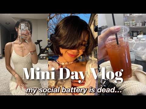 Vlog | Thrifting Haul, Doing my Makeup, Talking about inner peace + low social battery