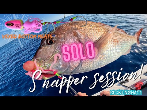 Offshore Snapper Fishing Solo | Vexed Bottom Meats & Assassin Pitchmaster Rod in Action!