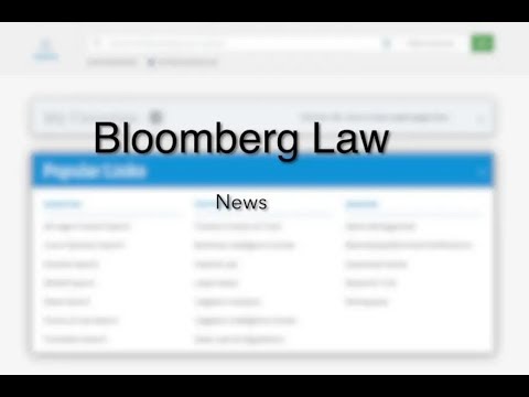 Bloomberg Law: News