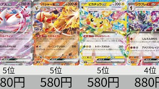 【ポケカ】2024年ポケモンex全種販売価格ランキング！ 24年12月【Pokemon TCG】pokemon ex price ranking.