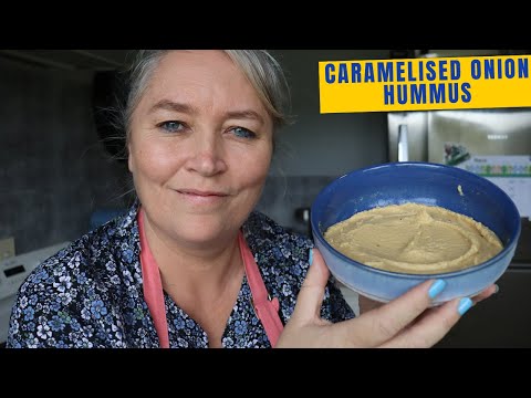 How to Make Your own Hummus | Caramelized Onion and Plain | With No Tahini