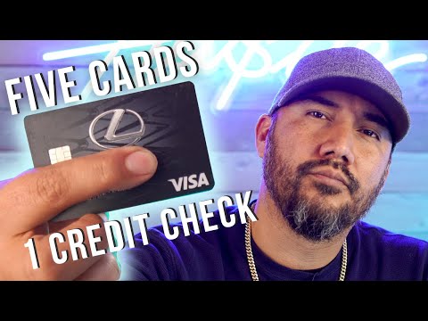 Get 5 CREDIT CARDS With 1 CREDIT CHECK