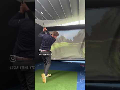 Retractable Golf Simulator - Golf Swing Systems | #shorts