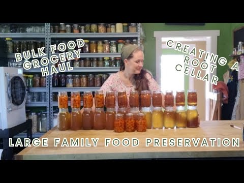 Three Canning Projects ~ Bulk Food Grocery Haul ~ Cellar Project Update #everybitcountschallenge