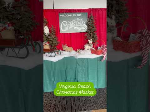 Virginia Beach Christmas Market #shorts #christmas #christmasmarket #christmasshopping