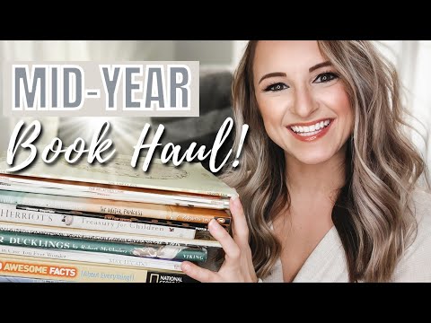 *HUGE* MID-YEAR BOOK HAUL // Classic, Diverse & Cultural Finds // Large Homeschooling Family