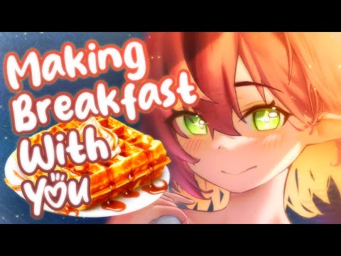 Making Waffles!【 Handcam】