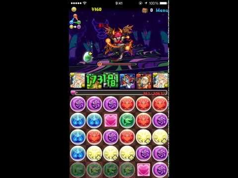 【パズドラ】コシュまる降臨！超地獄級 - 麒麟(サクヤ)PT ノーコン　＋は少し＜はるふ＞