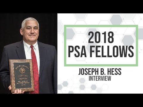 2018 PSA Fellow Interview: Joseph B. Hess