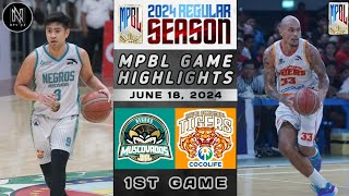 MPBL HIGHLIGHTS: NEGROS MUSCOVADOS VS DAVAO OCCIDENTAL TIGERS (JUNE 18, 2024)