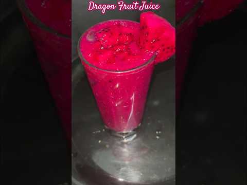 Dragon Fruit Juice without Milk and Sugar #dragonfruit #refreshingdrink #drinkfresh