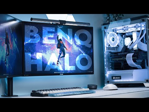 BenQ ScreenBar Halo Monitor Light | A Desk Setup Essential