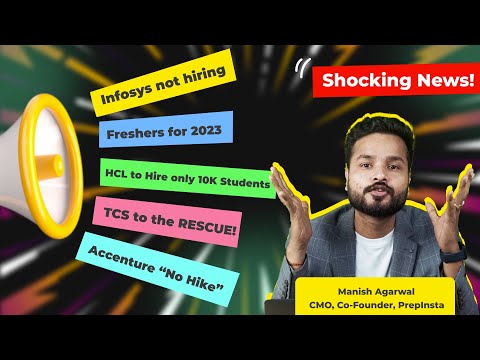 Infosys TCS HCL Hiring Updates! | Recession in IT Sector 2023