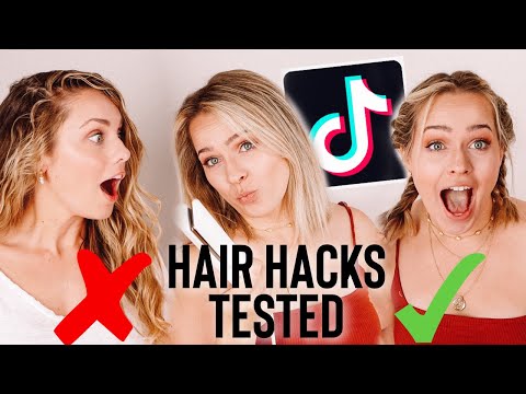 Hairstylist Tests VIRAL TikTok Hair Hacks... Kayley Melissa