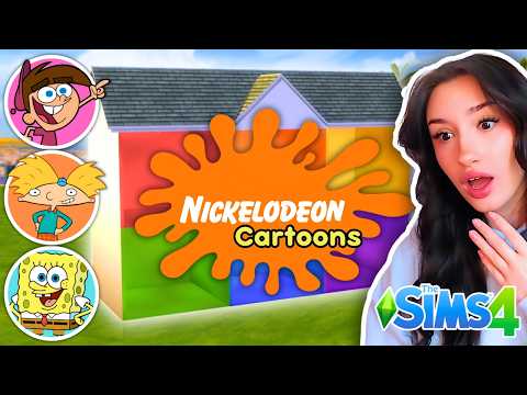 every rooms a different NICKELODEON Cartoon in The Sims 4