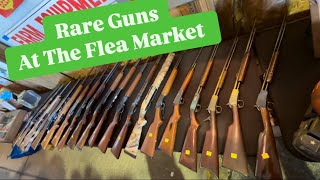 RARE GUNS AT MOULTRIE GA FLEA MARKET CAR SHOW PICKING ANTIQUES AND VINTAGE CAST IRON