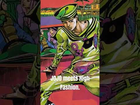 JOJO meets HIGH FASHION #jjba #manga #anime #art #jotaro #fashion #story #shorts #shortsvideo #jojo