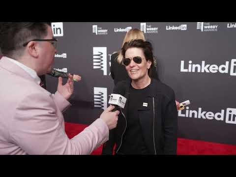 Kara Swisher on the Red Carpet at the 28th Annual Webby Awards #Webbys