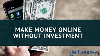 Easy ways to make money online without investments