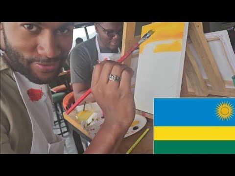 PAINT, SIP, EAT? in Kigali, RWANDA🇷🇼...was VIBEZ| BLACK AMERICAN EXPAT