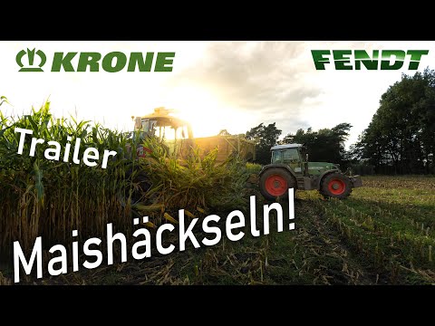 Maisernte 2023 🤩🌽| Trailer | Fendt, Krone | Maishäckseln | Corn Harvest |