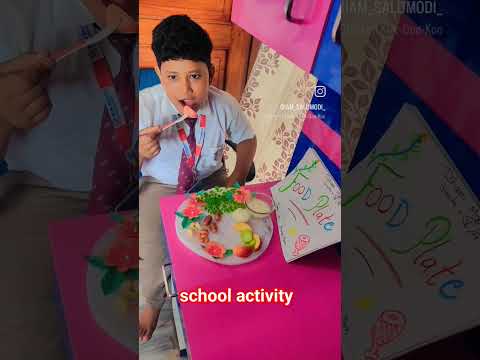 school activity on food plate#decorating ideas @SaluShorts