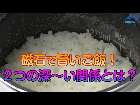 Amazing experiment #32: A special magnetic material makes delicious rice easy!