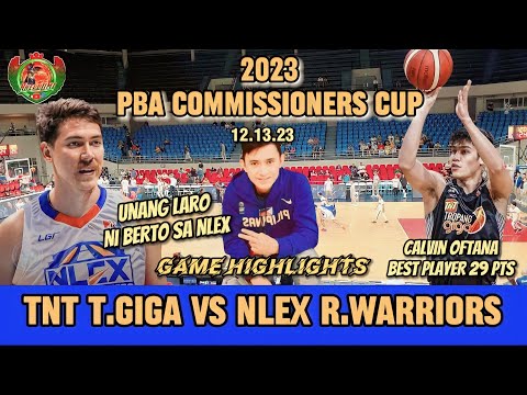 TNT Tropang Giga vs NLEX Road Warriors | Unang laro ni Bolick sa NLex  | 12.13.23