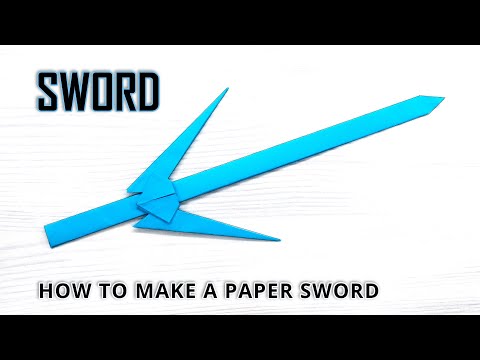 How to Make a Paper Sword in Just One Sheet - Perfect for Kids and Beginners